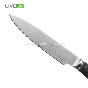 4 pcs Steak Knife With Pakka wood Handle